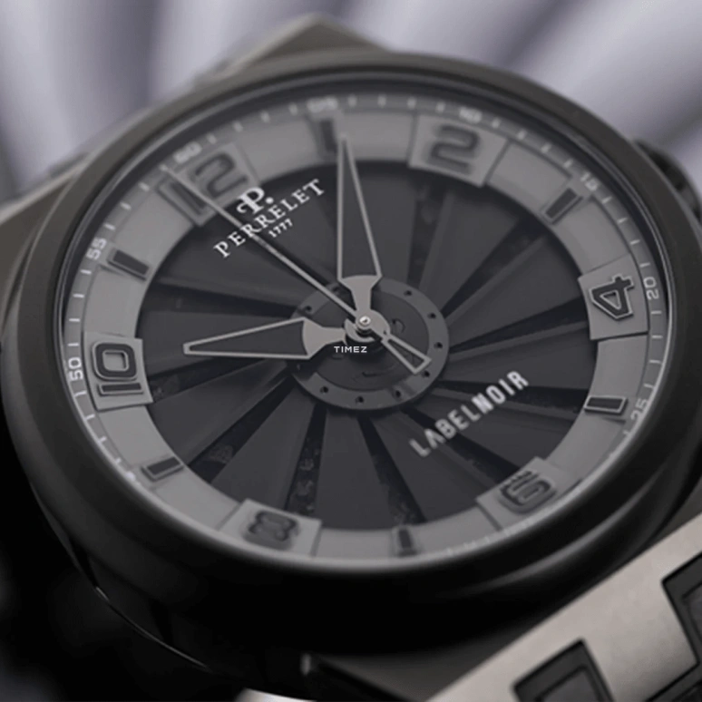 Label Noir,Other 44mm,44mm,Stainless Steel,Black,Grey,Automatic,42hours,Sapphire,Crystal Glass,LN PE01