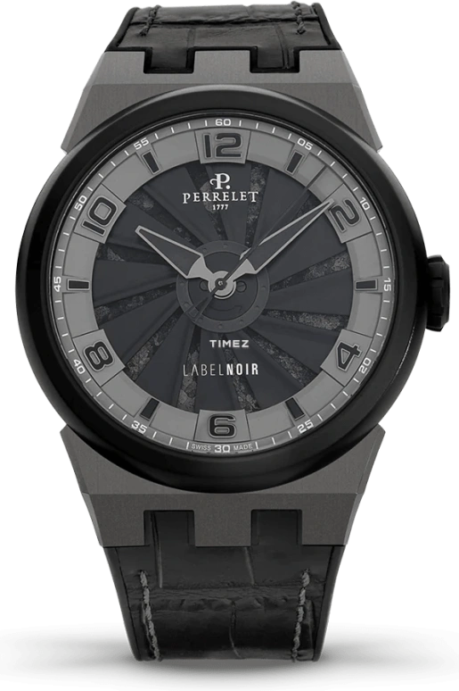 Label Noir,Other 44mm,44mm,Stainless Steel,Black,Grey,Automatic,42hours,Sapphire,Crystal Glass,LN PE01