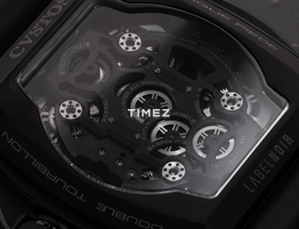 Label Noir,Other 41mm,41mm,Titanium,Grey,White,Automatic,Tourbillon,Sapphire,Glass,LN CV01