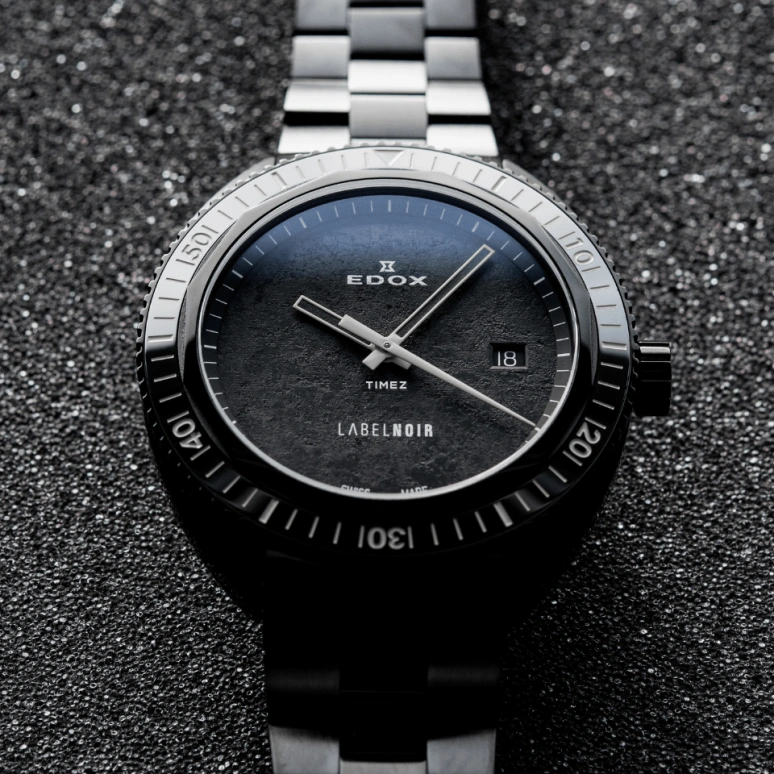 Label Noir,Other 42mm,42mm,Stainless Steel,Black,Automatic,Day,Sapphire,LN,LN-EX01