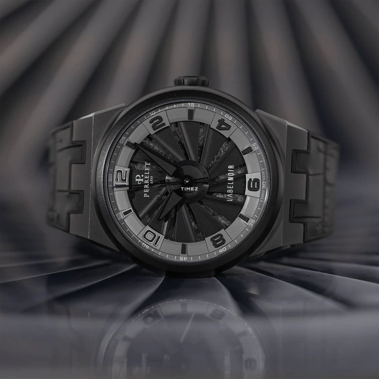 Label Noir,Other 44mm,44mm,Stainless Steel,Black,Grey,Automatic,42hours,Sapphire,Crystal Glass,LN PE01