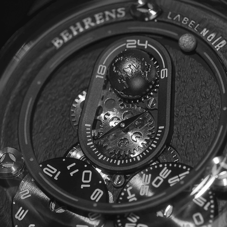 Label Noir,Other 42mm,42mm,Titanium,Black,Automatic,day-night-indication,LN BH01