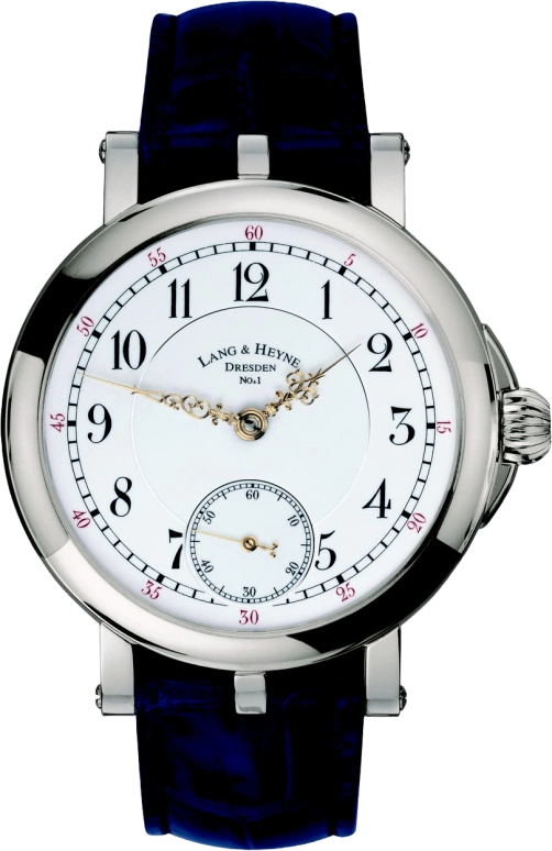 Lang & Heyne,Friedrich August 1. 43.50mm,43.50mm,White Gold,White,Handwound,46hours,In-house Caliber,FA1 VARIATION 2