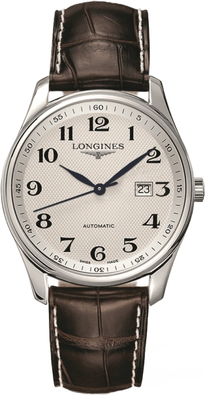 Longines,Master 42mm,42mm,Stainless Steel,White,Automatic,Chronograph,Date,L2,L2.893.4.78.3