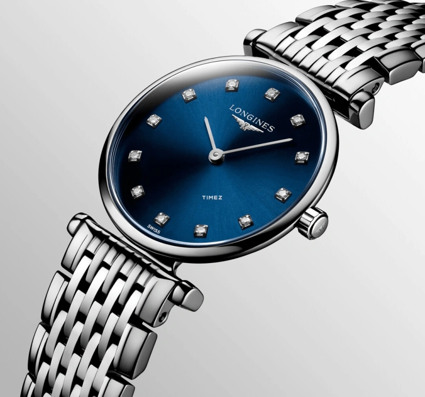 Longines,La Grande Classique 24mm,24mm,Stainless Steel,Blue,Quartz,26280hours,In-house Caliber,L4,L4.209.4.97.C