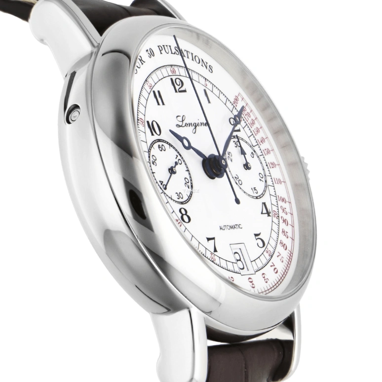 Longines,Heritage Classic 40mm,40mm,Stainless Steel,White,Automatic,Chronograph,Day,L2,L2.801.4.23.4
