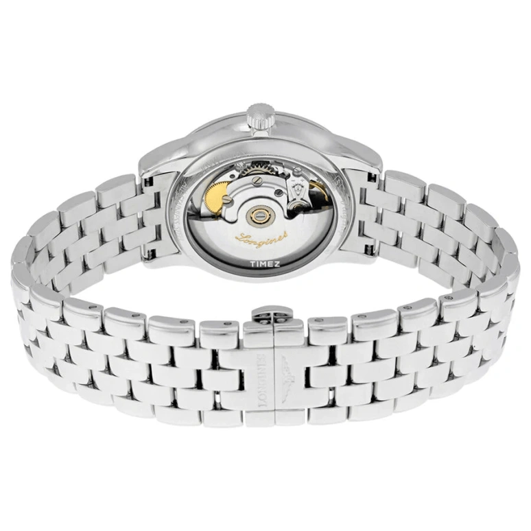 Longines,Flagship 35.60mm,35.60mm,Stainless Steel,Blue,Automatic,Date,Day,L4,L4.799.4.96.6