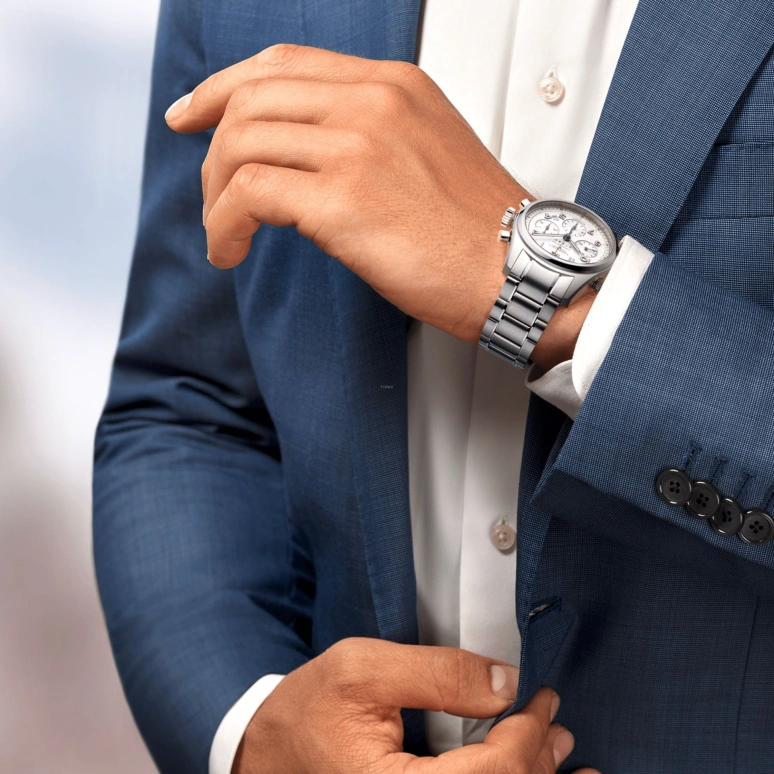 Longines,Spirit 42mm,42mm,Stainless Steel,Silver,Automatic,Chronograph,Date,Column Wheel,L3,L3.820.4.73.6
