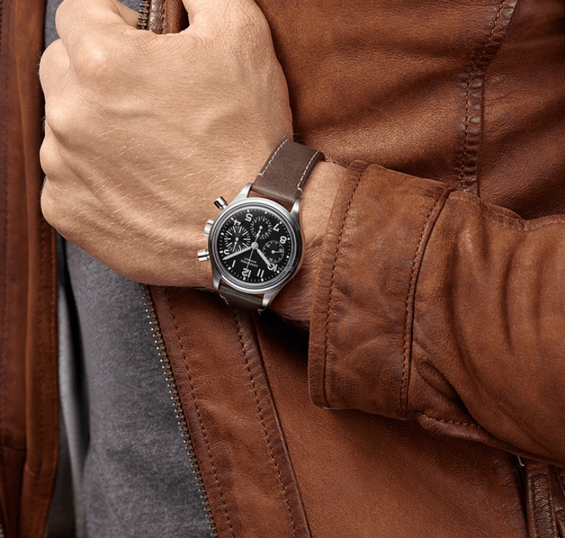 Longines,Heritage Classic 41mm,41mm,Stainless Steel,Black,Automatic,Chronograph,Day,Column Wheel,L2,L2.816.4.53.2