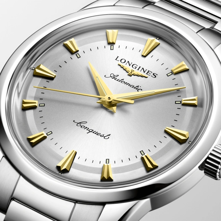 Longines,Conquest Heritage 40mm,40mm,Stainless Steel,Silver,Automatic,Anti-magnetic,72hours,L1,L1.650.4.72.6