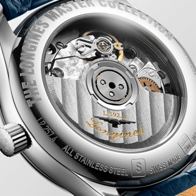 Longines,Master 29mm,29mm,Stainless Steel,Blue,Automatic,Day,40hours,L2,L2.257.4.97.0