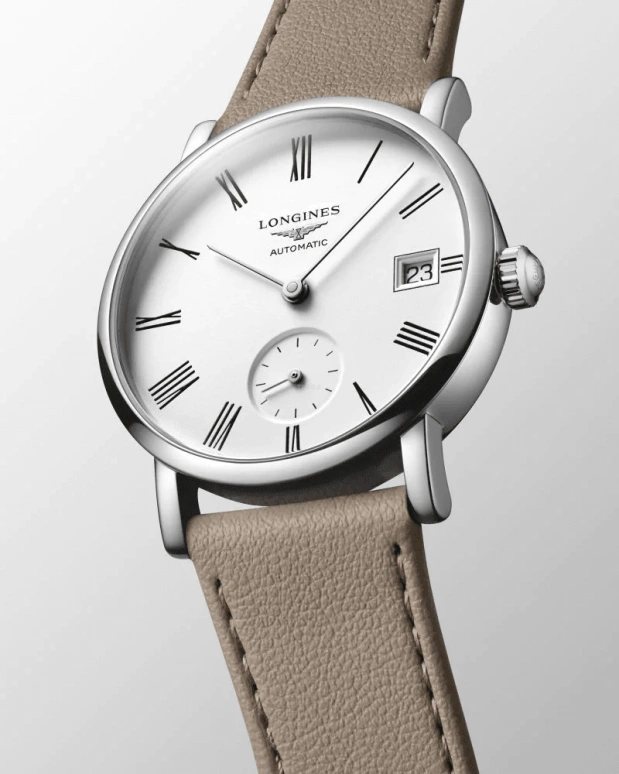 Longines,Elegant 34.50mm,34.50mm,Stainless Steel,White,Automatic,72hours,In-house Caliber,L4,L4.312.4.11.2
