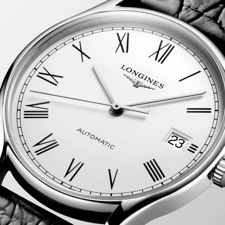 Longines,Lyre 35mm,35mm,Stainless Steel,White,Automatic,Chronograph,Date,L4,L4.860.4.11.2