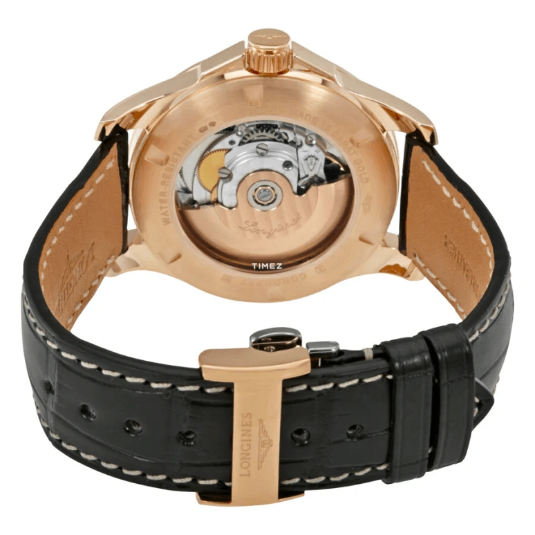 Longines,Conquest 39mm,39mm,Rose Gold,Silver White,Automatic,Day,38hours,L3,L3.676.8.76.3