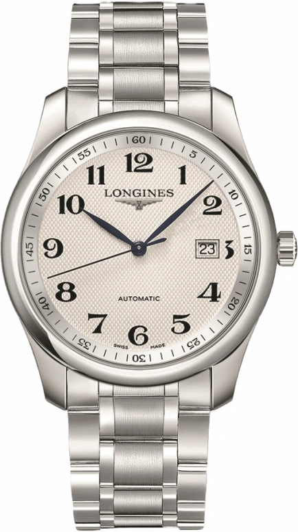 Longines,Master 40mm,40mm,Stainless Steel,Silver,Automatic,Date,65hours,L2,L2.793.4.78.6