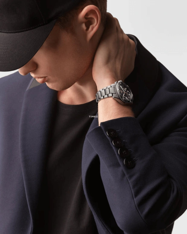Longines,Other 42mm,42mm,Titanium,Ceramic,Smoky Coal,Automatic,Chronograph,Flyback,L3,L3.821.1.53.6