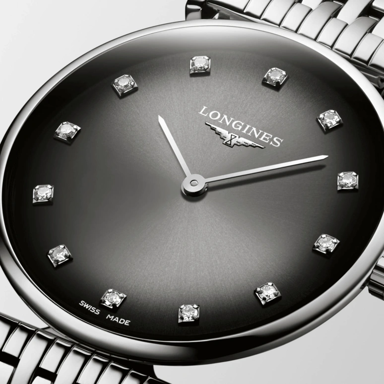 Longines,La Grande Classique 29mm,29mm,Stainless Steel,Grey,Quartz,Perpetual Calendar,In-house Caliber,L4,L4.512.4.77.6