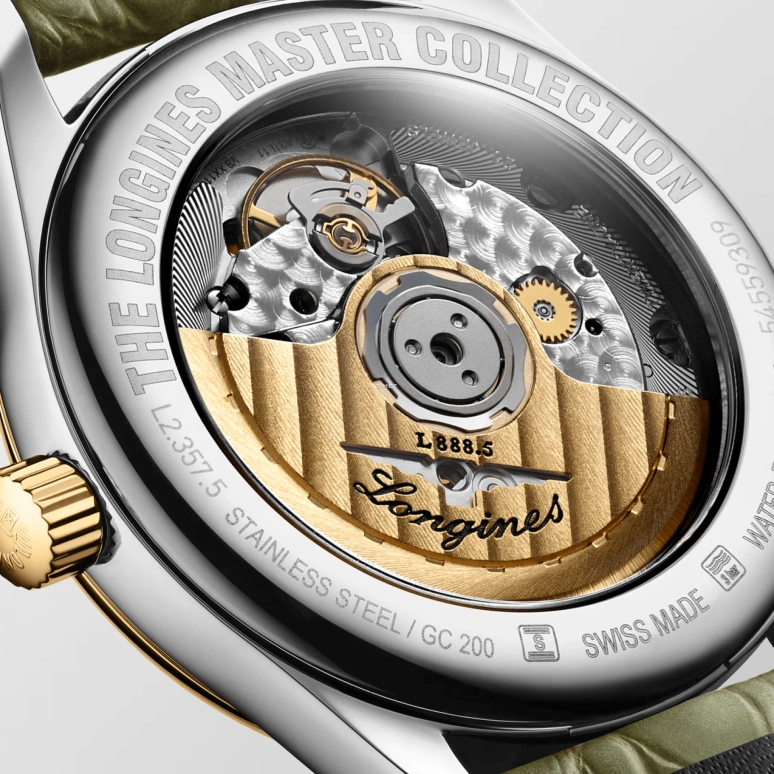Longines,Master 34mm,34mm,Stainless Steel,Silver,Automatic,72hours,In-house Caliber,L2,L2.357.5.72.2