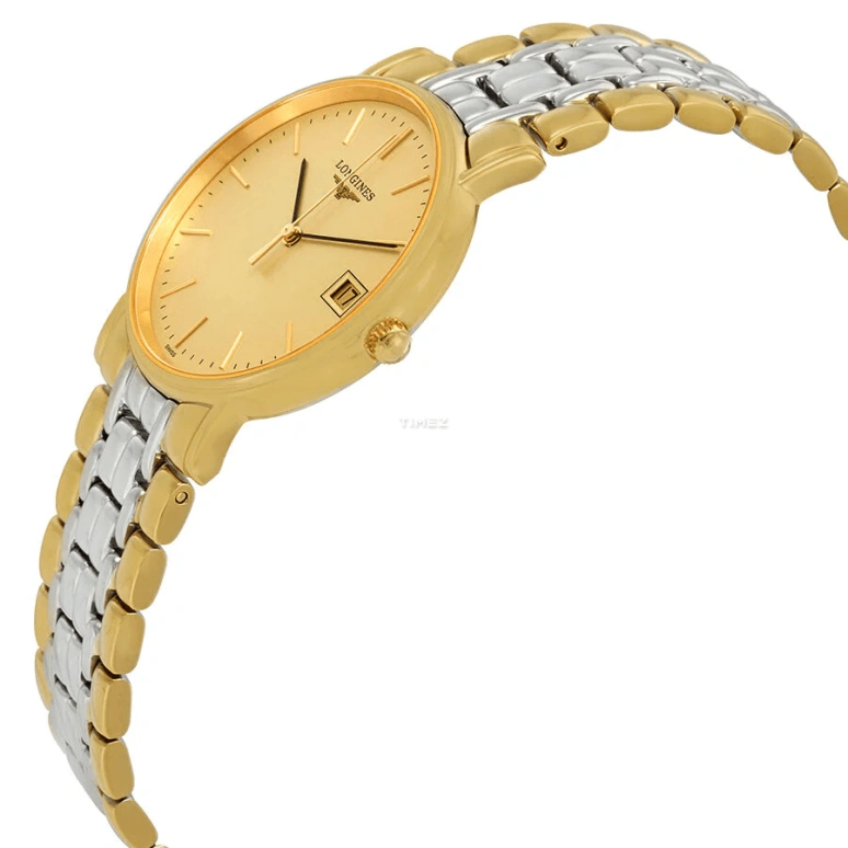 Longines,Presence 33mm,33mm,Stainless Steel,Gold,Quartz,Day,26280hours,L4,L4.819.2.32.7