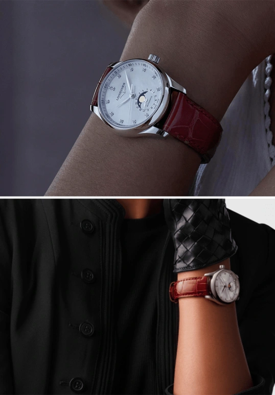 Longines,Master 34mm,34mm,Stainless Steel,White,Automatic,Moonphase,Date,L2,L2.409.4.87.2