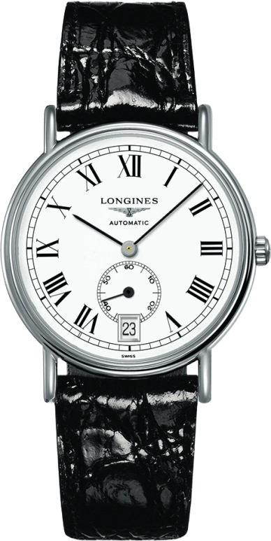 Longines,Presence 38.50mm,38.50mm,Stainless Steel,White,Automatic,Date,42hours,L4,L4.805.4.11.2