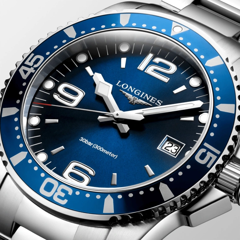 Longines,Sport 41mm,41mm,Stainless Steel,Blue,Quartz,26280hours,In-house Caliber,L3,L3.740.4.96.6
