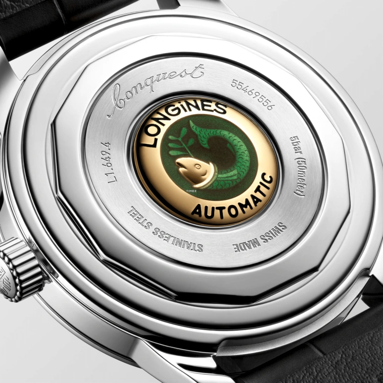 Longines,Conquest Heritage 38mm,38mm,Stainless Steel,Blue,Automatic,Anti-magnetic,72hours,L1,L1.649.4.92.2