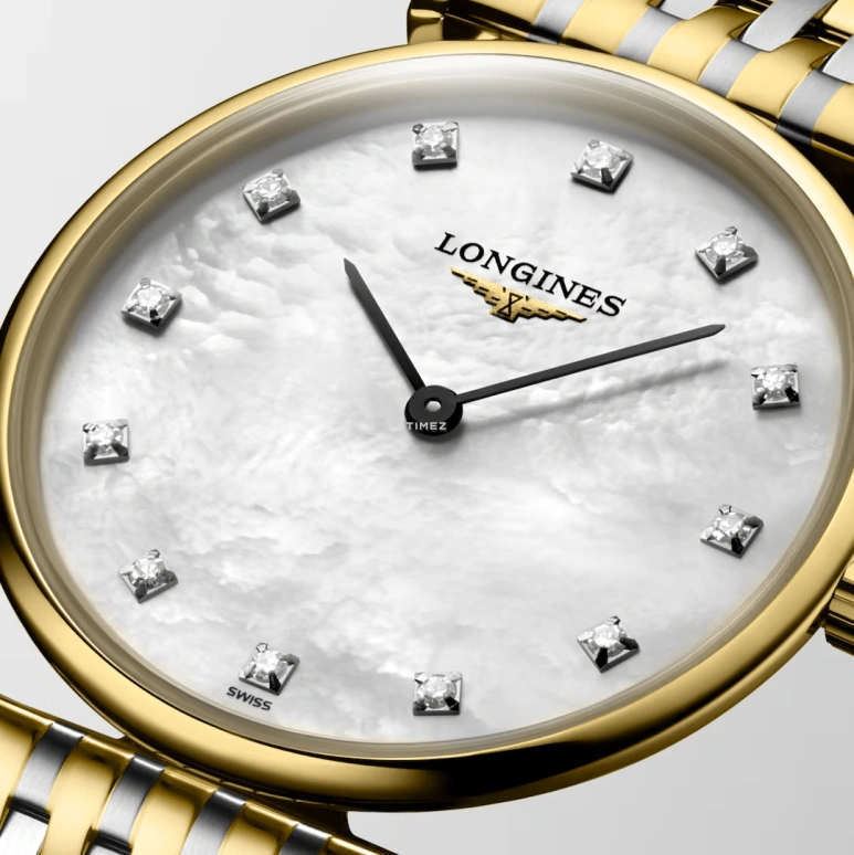 Longines,La Grande Classique 29mm,29mm,Stainless Steel,White,Quartz,In-house Caliber,Sapphire,Crystal Glass,L4,L4.512.2.87.D