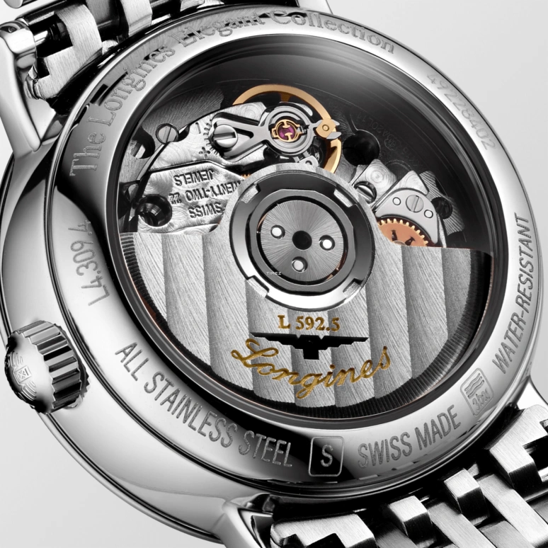 Longines,Elegant 25.50mm,25.50mm,Stainless Steel,Silver,Automatic,Day,40hours,L4,L4.309.4.79.6