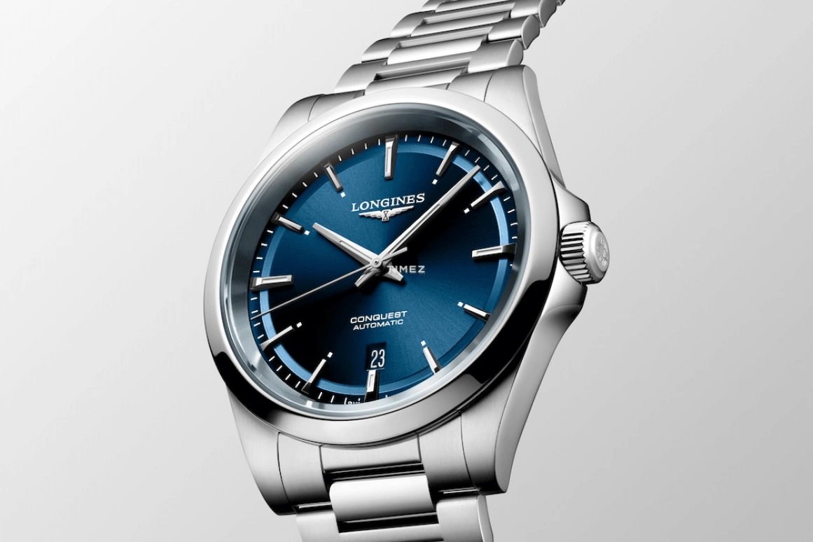Longines,Conquest 41mm,41mm,Stainless Steel,Blue,Automatic,Day,72hours,L3,L3.830.4.92.6