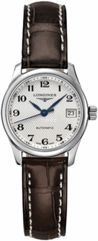 Longines,Master 25.50mm,25.50mm,Stainless Steel,Beige,Automatic,Date,40hours,L2,L2.128.4.78.3