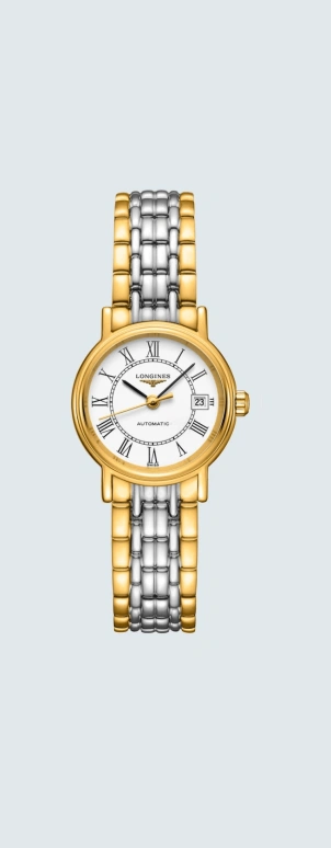 Longines,Presence 25.50mm,25.50mm,Stainless Steel,White,Automatic,Date,38hours,L4,L4.321.2.11.7