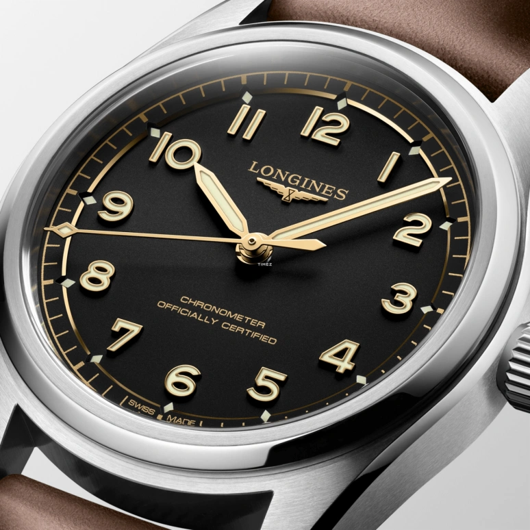 Longines,Spirit 39mm,39mm,Stainless Steel,Black,Automatic,Anti-magnetic,64hours,L3,L3.809.4.53.2