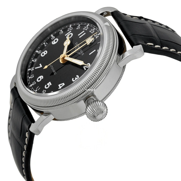 Longines,Heritage Classic 41mm,41mm,Stainless Steel,Black,Automatic,Day,Dule Time,GMT,L2,L2.778.4.53.0