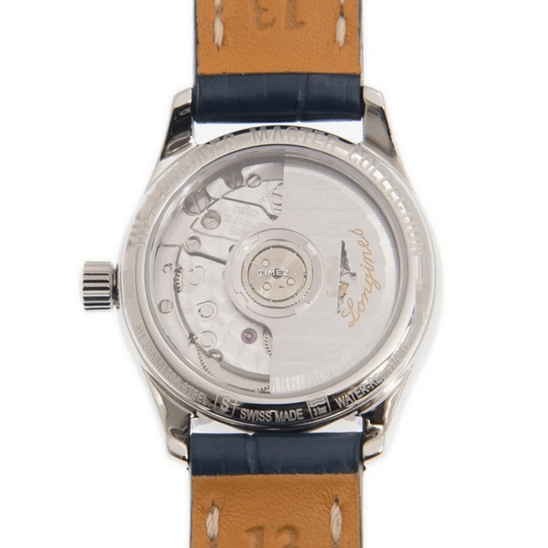 Longines,Master 25.50mm,25.50mm,Stainless Steel,Blue,Automatic,Day,40hours,L2,L2.128.4.92.0