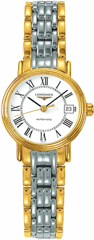 Longines,Presence 25.50mm,25.50mm,Stainless Steel,White,Automatic,Date,38hours,L4,L4.321.2.11.7