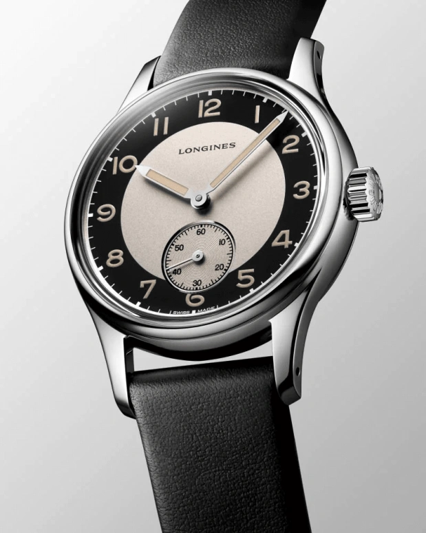 Longines,Heritage Classic 38.50mm,38.50mm,Stainless Steel,Black,Automatic,64hours,In-house Caliber,L2,L2.330.4.93.0
