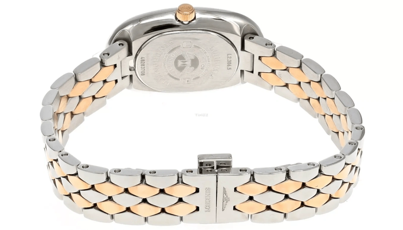Longines,Symphonette 21.90x34mm,21.90x34mm,Stainless Steel,White,Quartz,In-house Caliber,Sapphire,Crystal Glass,L2,L2.306.5.83.7