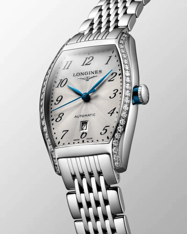 Longines,Evidenza 26mm,26mm,Stainless Steel,Beige,Automatic,Date,40hours,L2,L2.142.0.70.6