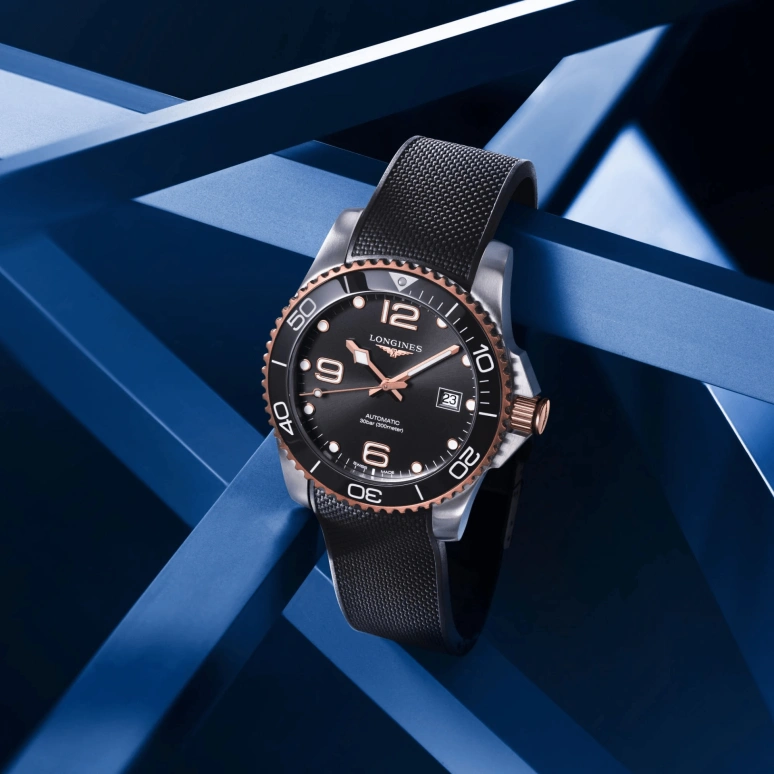 Longines,HydroConquest 41mm,41mm,Ceramic,Stainless Steel,Grey,Automatic,Date,64hours,L3,L3.781.3.58.9
