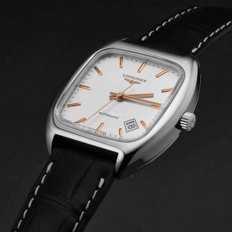 Longines,Heritage Classic 36x36mm,36x36mm,Stainless Steel,White,Automatic,Day,65hours,L2,L2.310.4.72.0