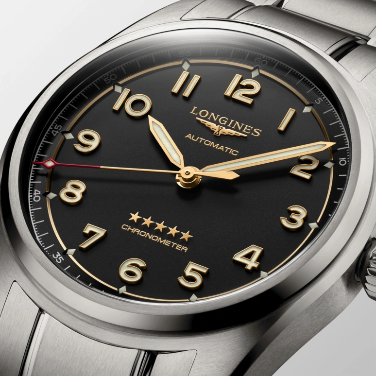 Longines,Spirit 40mm,40mm,Titanium,Grey,Automatic,64hours,In-house Caliber,L3,L3.810.1.53.6