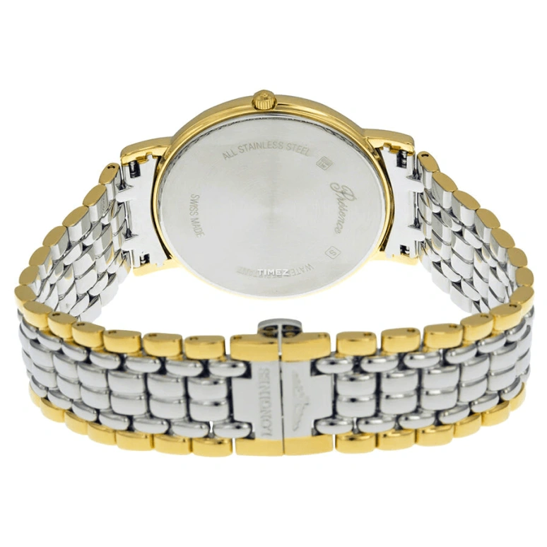 Longines,Presence 38.50mm,38.50mm,Stainless Steel,White,Quartz,Day,26280hours,L4,L4.790.2.12.7
