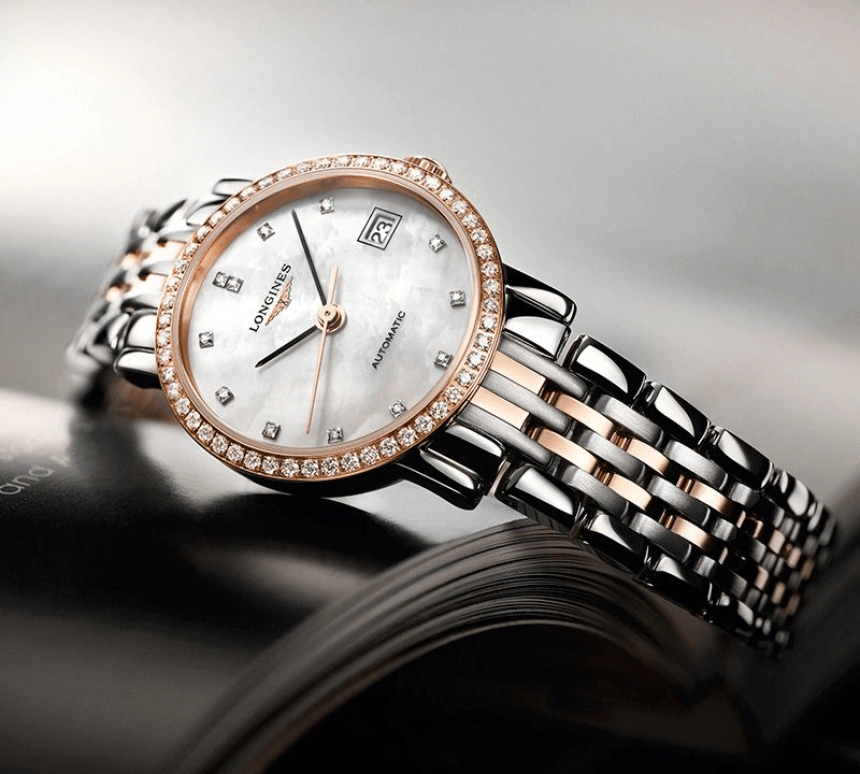 Longines,Elegant 39mm,39mm,Stainless Steel,Black,Automatic,Date,65hours,L4,L4.910.4.57.2