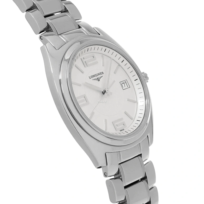 Longines,Lungomare 39.50mm,39.50mm,Stainless Steel,White,Quartz,Day,26280hours,L3,L3.632.4.76.6