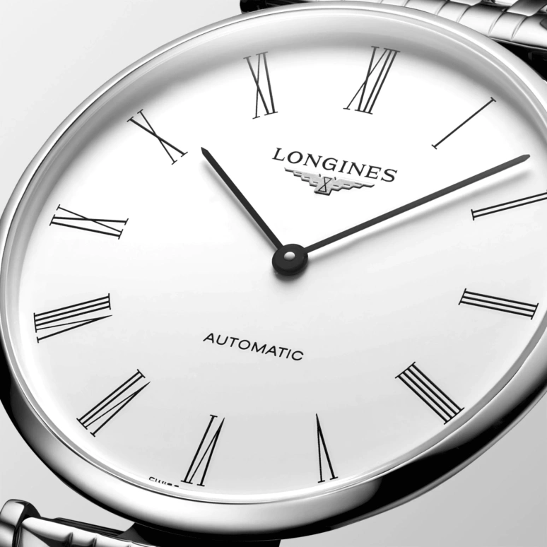 Longines,La Grande Classique 38mm,38mm,Stainless Steel,White,Automatic,40hours,In-house Caliber,L4,L4.918.4.11.6
