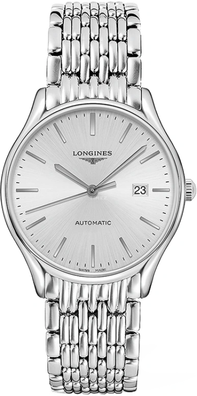 Longines,Lyre 40mm,40mm,Stainless Steel,Silver,Automatic,Date,64hours,L4,L4.961.4.72.6