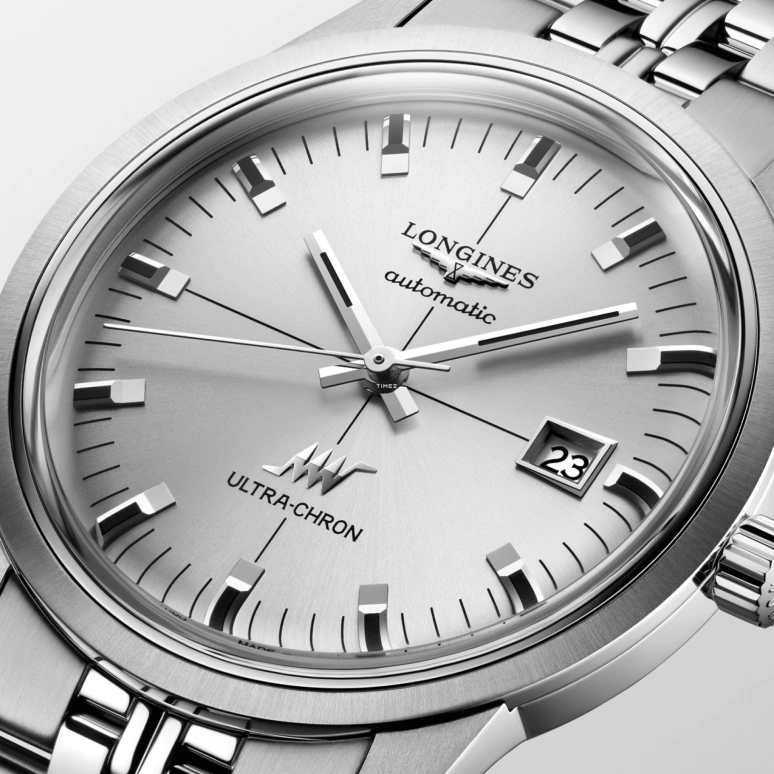 Longines,Heritage Classic 40mm,40mm,Stainless Steel,Silver,Automatic,Day,Anti-magnetic,L2,L2.937.4.72.6