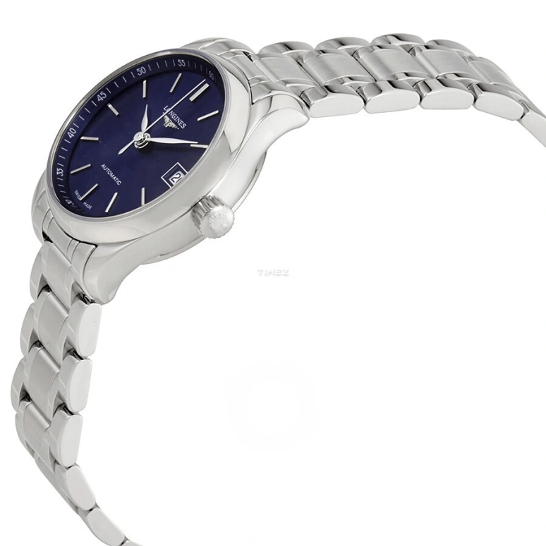 Longines,Master 25.50mm,25.50mm,Stainless Steel,Blue,Automatic,Day,45hours,L2,L2.128.4.92.6