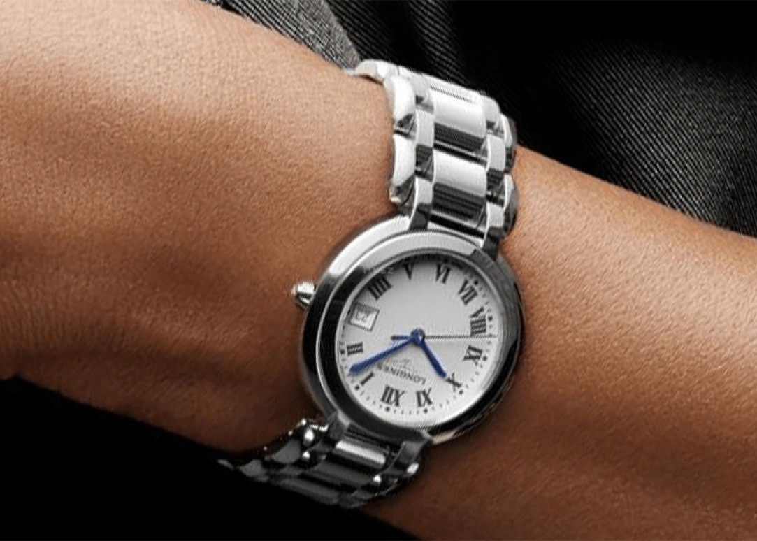 Longines,PrimaLuna 30mm,30mm,Stainless Steel,Silver,Quartz,Date,26280hours,L8,L8.112.4.71.6